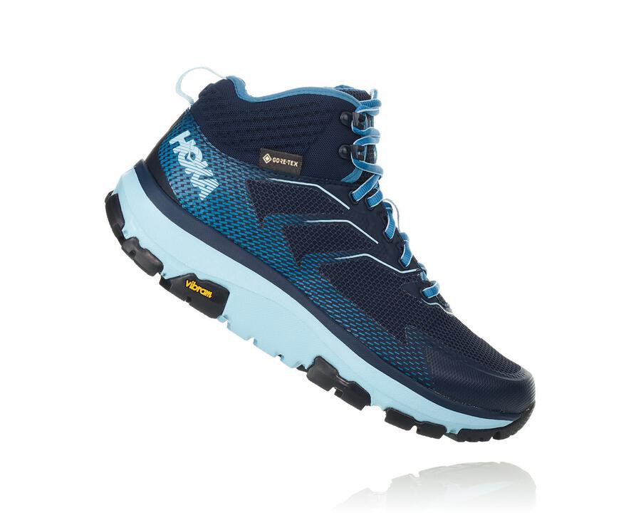 Botas De Montaña Hoka One One Mujer Azules - Toa Gore-Tex - NQEZ72319